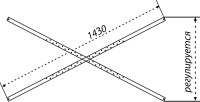 Акриловая ванна Triton Прага 170x70 см, пристенная, белая, с каркасом