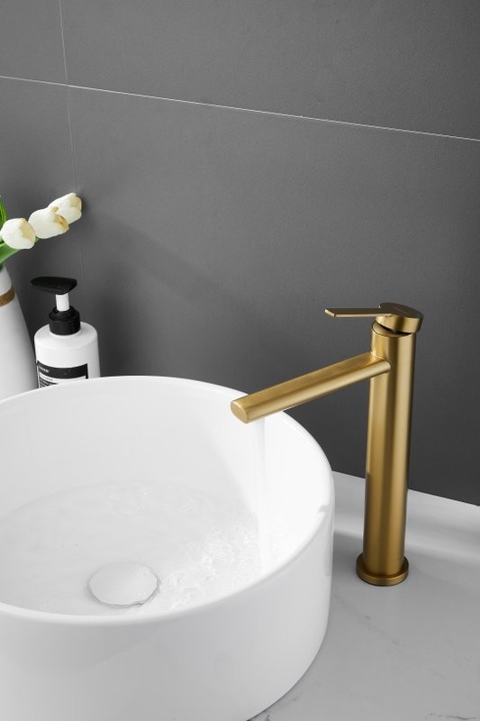 Смеситель для раковины BELZ B813 B11813-5 золото