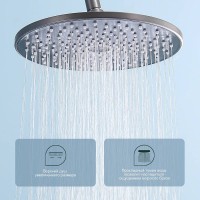 Душевая стойка Splenka S53 S53.24.09 графит Душевая стойка Splenka S53 S53.24.09 графит