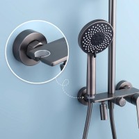 Душевая стойка Splenka S53 S53.24.09 графит Душевая стойка Splenka S53 S53.24.09 графит