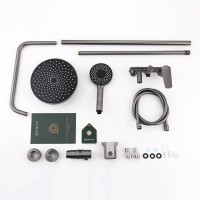 Душевая стойка Splenka S53 S53.24.09 графит Душевая стойка Splenka S53 S53.24.09 графит