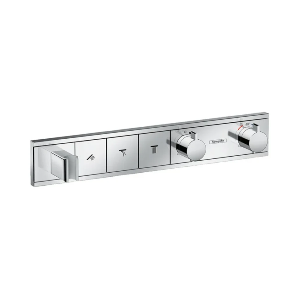 Термостатический смеситель встраиваемый Hansgrohe RainSelect 15356000 С ВНУТРЕННЕЙ ЧАСТЬЮ, хром