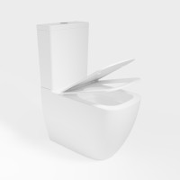 Унитаз-компакт напольный Vincea Tornado Bien VT2-51T, белый, ультратонкое сиденье soft-close, P-trap