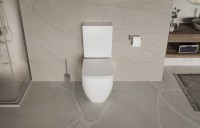 Унитаз-компакт напольный Vincea Tornado Bien VT2-51T, белый, ультратонкое сиденье soft-close, P-trap