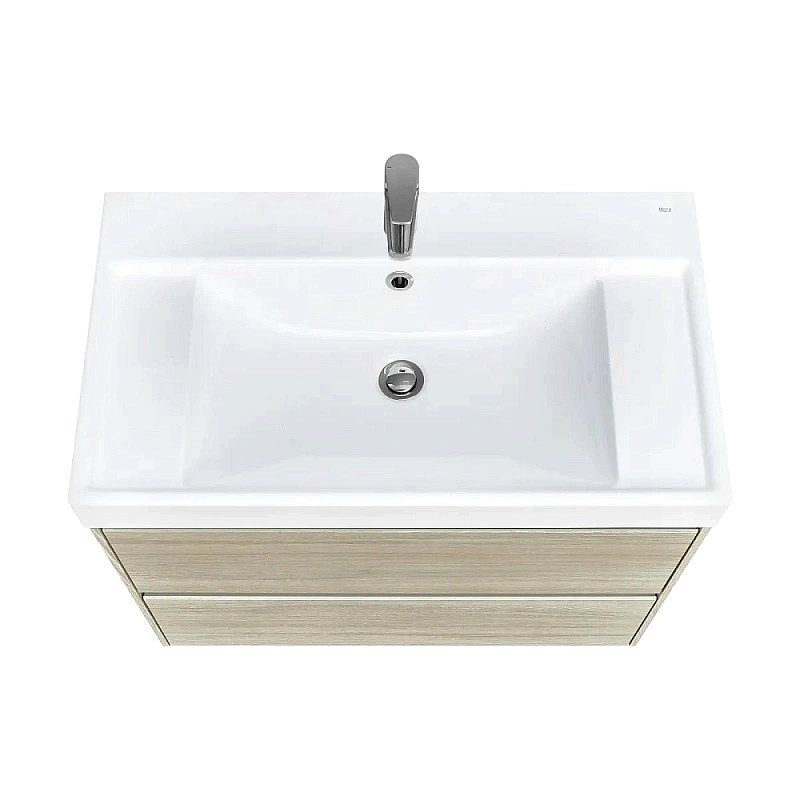 Тумба с раковиной Roca Ona 80 дуб светлый