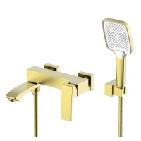 Смеситель для ванны Raglo R01.30.03, сатин золотой Смеситель для ванны Raglo R01.30.03, сатин золотой