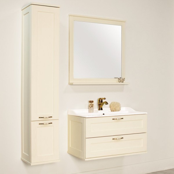 Мебель для ванной комнаты AQUATON Леон 80 дуб бежевый