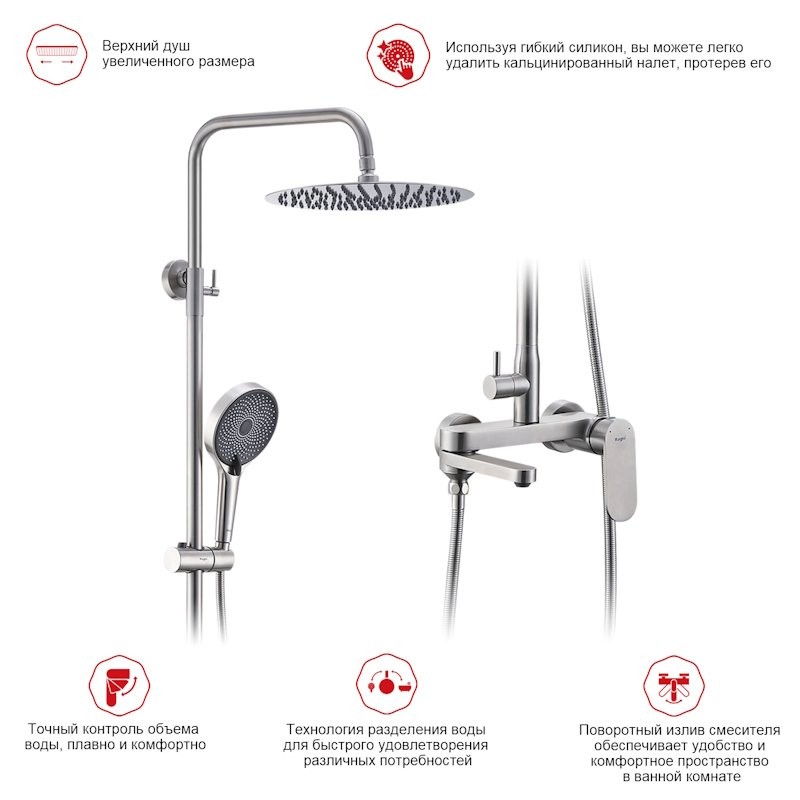 Душевая стойка Raglo R10.24.05