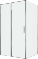 Душевой уголок Allen Brau Priority 120x80, профиль хром, стекло прозрачное
