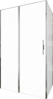 Душевой уголок Allen Brau Priority 120x80, профиль хром, стекло прозрачное