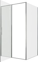 Душевой уголок Allen Brau Priority 120x80, профиль хром, стекло прозрачное