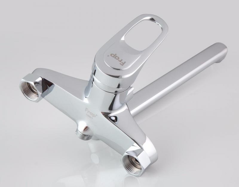 Смеситель с длинным изливом для ванны Frap H220 F22004 хром