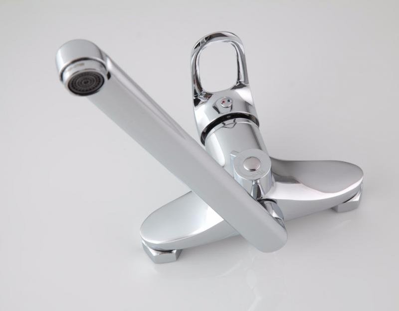 Смеситель с длинным изливом для ванны Frap H220 F22004 хром