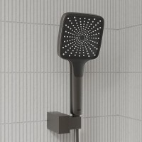 Комплект для ванной IDDIS Parker Душевой комплект IDDIS Parker PARGM03i68 С ВНУТРЕННЕЙ ЧАСТЬЮ + Смеситель для раковины PARGM00i01, матовый графит