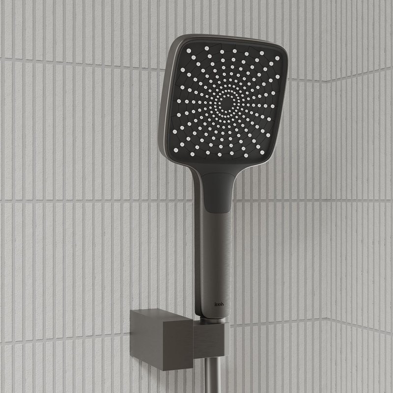 Комплект для ванной IDDIS Parker Душевой комплект IDDIS Parker PARGM03i68 С ВНУТРЕННЕЙ ЧАСТЬЮ + Смеситель для раковины PARGM00i01, матовый графит