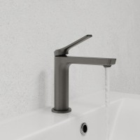 Комплект для ванной IDDIS Parker Душевой комплект IDDIS Parker PARGM03i68 С ВНУТРЕННЕЙ ЧАСТЬЮ + Смеситель для раковины PARGM00i01, матовый графит