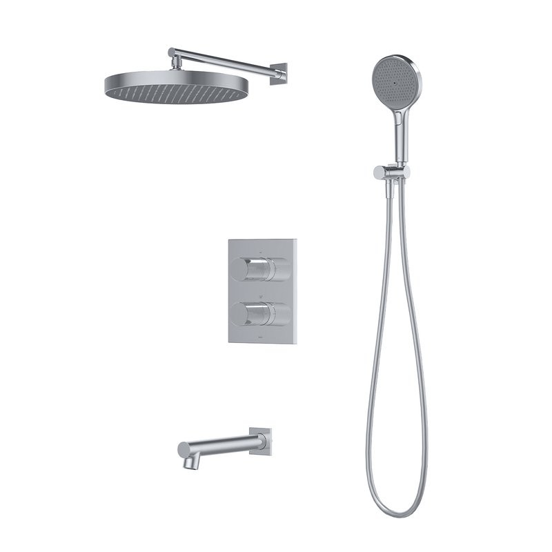 Душевой комплект IDDIS Duna DUNSBSTi68 С ВНУТРЕННЕЙ ЧАСТЬЮ, глянцевый хром