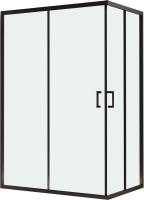 Душевой уголок RGW Passage PA-246B 90х120 см, профиль черный, стекло прозрачное