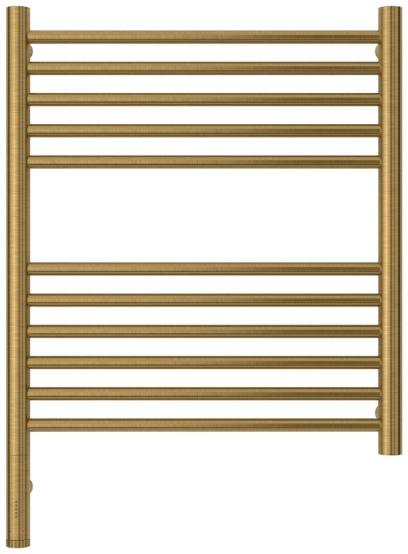 Полотенцесушитель электрический Сунержа Богема 3.1 051-6004-6050 70x55 см, подключение слева, состаренная латунь, лесенка