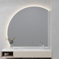 Зеркало Black&White 955.MR1000R с подсветкой и антизапотевателем Зеркало Black&White 955.MR1000R с подсветкой и антизапотевателем