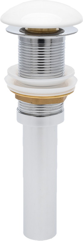 Донный клапан для раковины AQUAme AQM7002-0W без перелива, белый