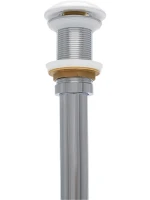 Донный клапан для раковины AQUAme AQM7002-0W без перелива, белый Донный клапан для раковины AQUAme AQM7002-0W без перелива, белый