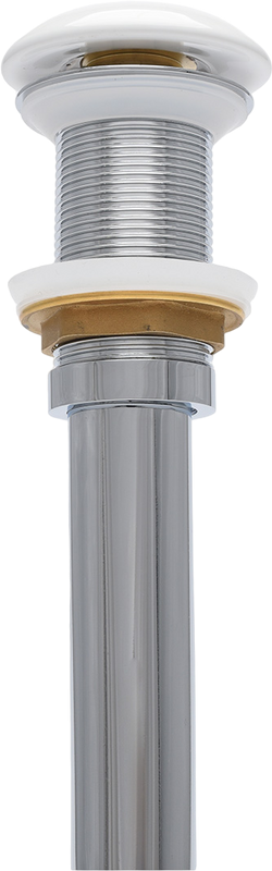 Донный клапан для раковины AQUAme AQM7002-0W без перелива, белый