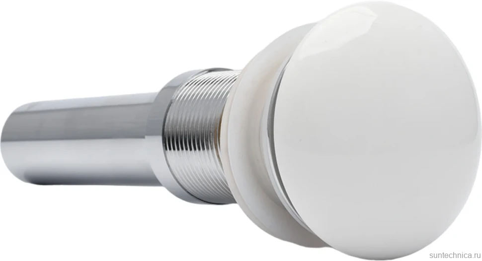 Донный клапан для раковины AQUAme AQM7002-0W без перелива, белый