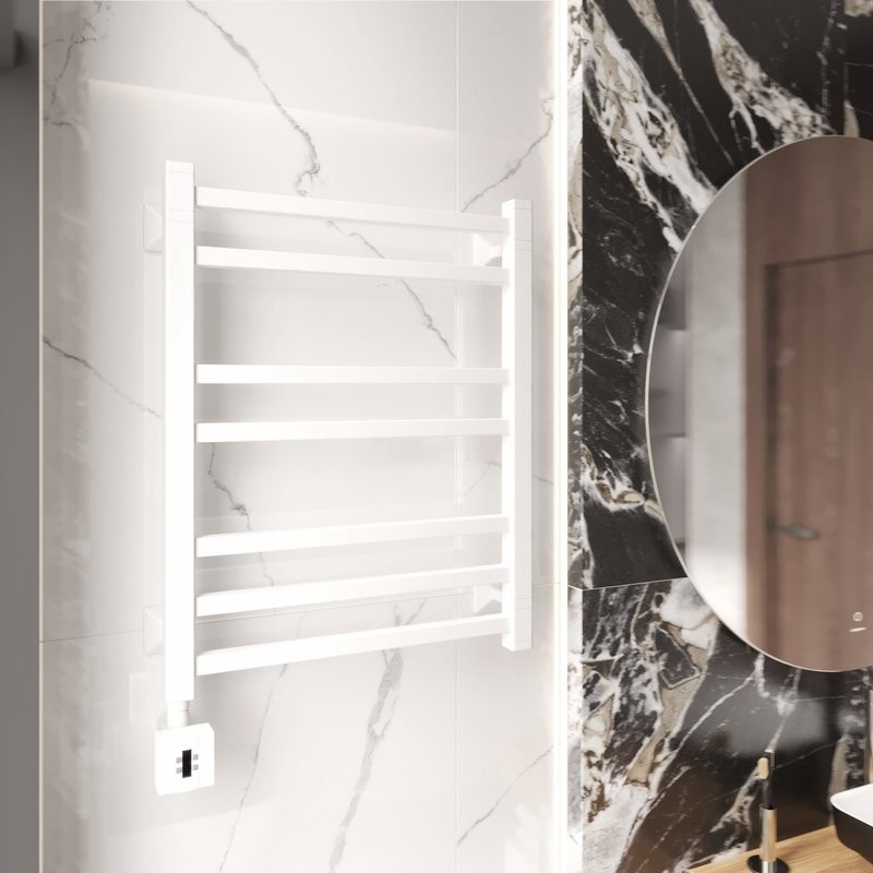 Полотенцесушитель электрический EWRIKA Кассандра Pg 60x50 L, белый
