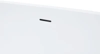 Акриловая ванна Grossman Classic GR-2502MB 160x80 см, отдельностоящая, черная, овальная, с каркасом, со сливом-переливом