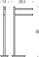 Полотенцедержатель Colombo Design Units B9103.0CR