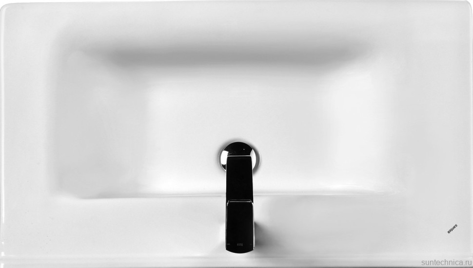 Тумба с раковиной AQUATON Хоуп 80 подвесная, 1 ящик, хаки