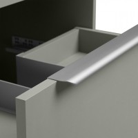 Тумба с раковиной AQUATON Хоуп 80 подвесная, 1 ящик, хаки