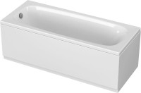Акриловая ванна Cezares Eco 150x70 см, пристенная, белая, с каркасом