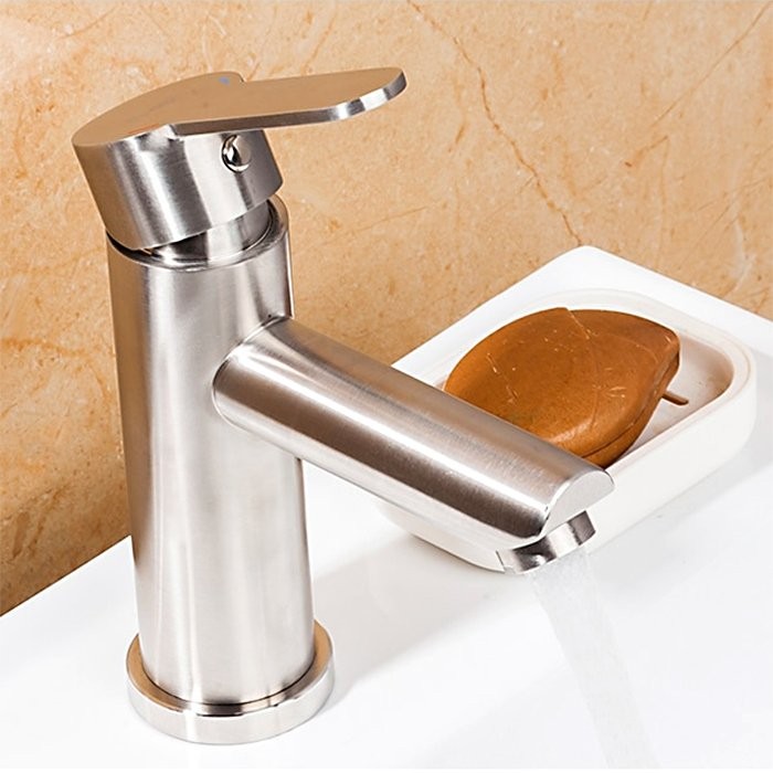 Смеситель для раковины Frap F10801 сатин