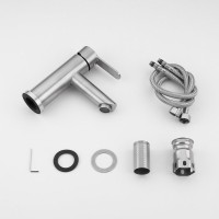 Смеситель для раковины Frap F10801 сатин Смеситель для раковины Frap F10801 сатин