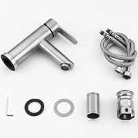 Смеситель для раковины Frap F10801 сатин Смеситель для раковины Frap F10801 сатин