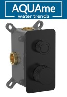 Смеситель для душа AQUAme с термостатом встраиваемый AQM8810MB Смеситель для душа AQUAme с термостатом встраиваемый AQM8810MB