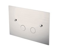 Кнопка смыва для унитаза Boheme 647-NB латунь, цвет nickel brush, ультраплоская