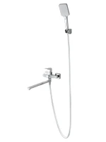 Смеситель с длинным изливом для ванны Wonzon & Woghand Flex WW-639906-CR хром Смеситель с длинным изливом для ванны Wonzon & Woghand Flex WW-639906-CR хром