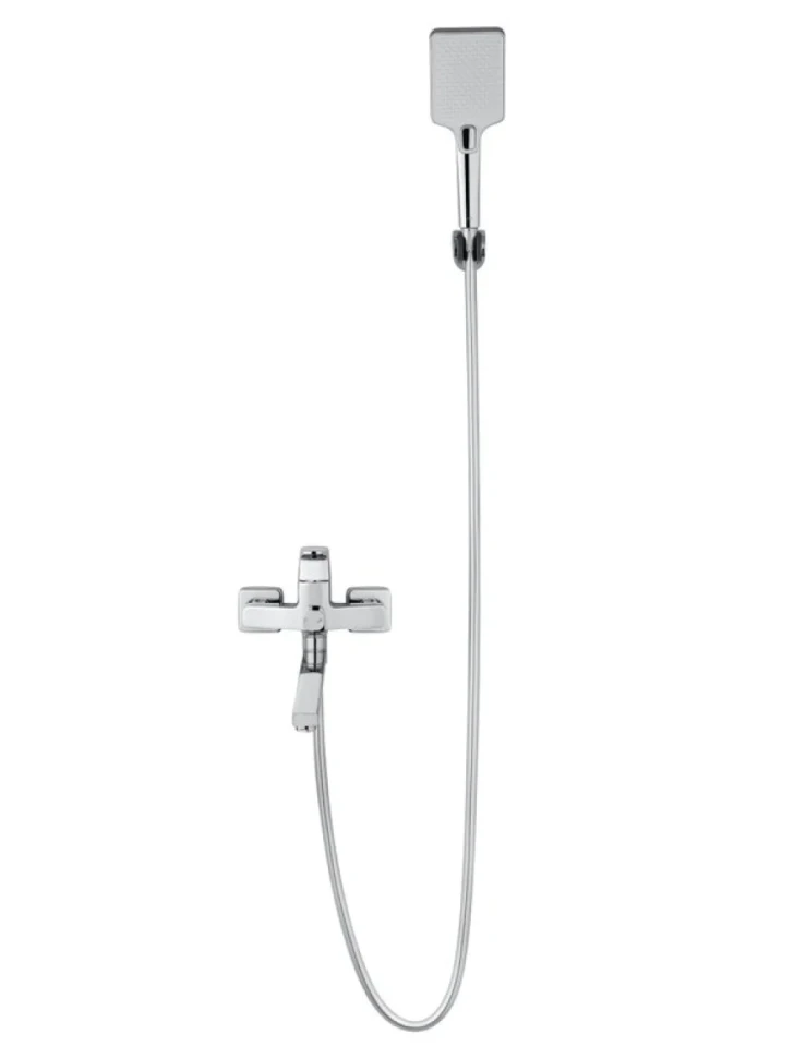 Смеситель с длинным изливом для ванны Wonzon & Woghand Flex WW-639906-CR хром