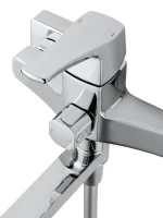 Смеситель с длинным изливом для ванны Wonzon & Woghand Flex WW-639906-CR хром Смеситель с длинным изливом для ванны Wonzon & Woghand Flex WW-639906-CR хром
