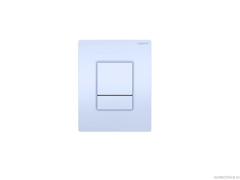 Кнопка смыва для унитаза AQUATEK Pneumo N PNN-0000001 АБС-пластик, цвет белый