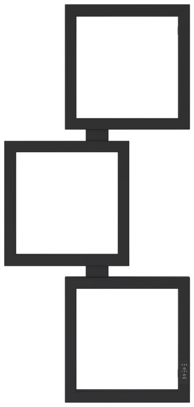 Полотенцесушитель электрический Сунержа Этюд ES 31-0847-1050 105x50 см, подключение справа, матовый черный