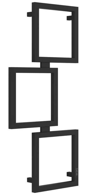 Полотенцесушитель электрический Сунержа Этюд ES 31-0847-1050 105x50 см, подключение справа, матовый черный