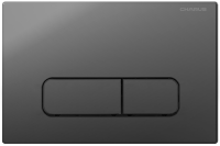 Кнопка смыва для унитаза CHARUS Elegia FP.320.GRP.01 АБС-пластик, цвет графит