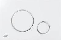 Кнопка смыва AlcaPlast Thin THIN M770 белый / хром глянцевый
