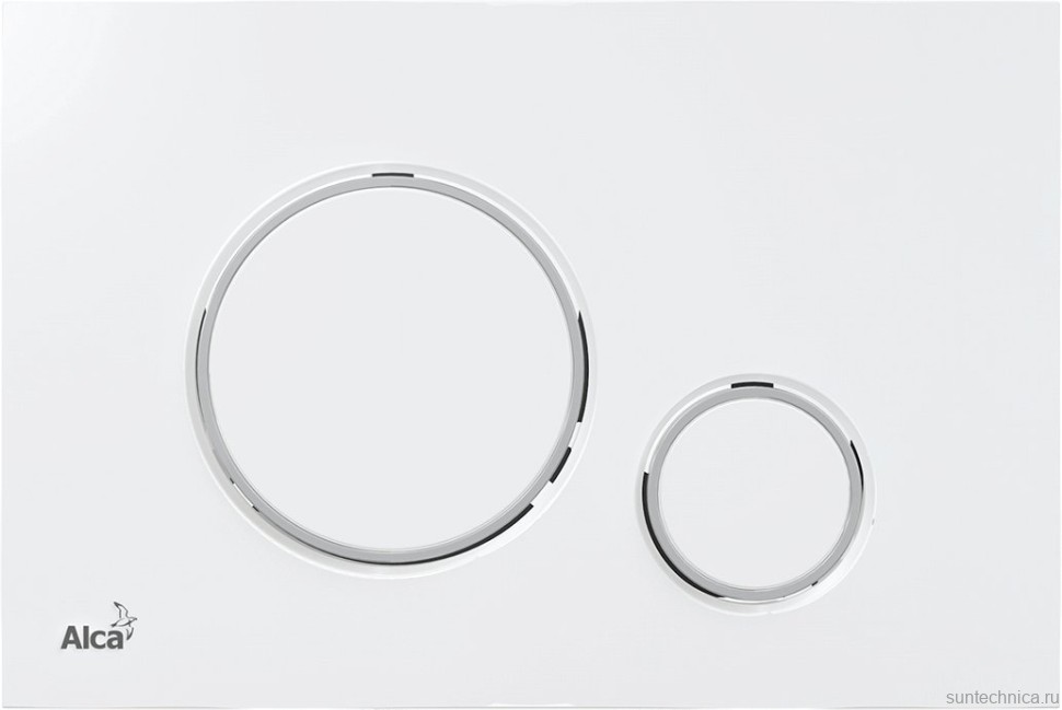 Кнопка смыва AlcaPlast Thin THIN M770 белый / хром глянцевый