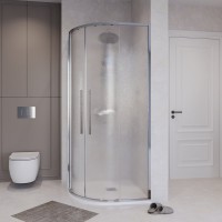 Душевой уголок Niagara Nova NG-3626-34 90x90, профиль хром, стекло шиншилла