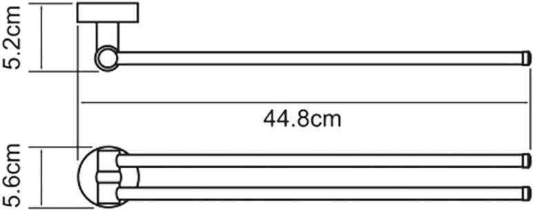 Полотенцедержатель Wasserkraft Isen K-4031